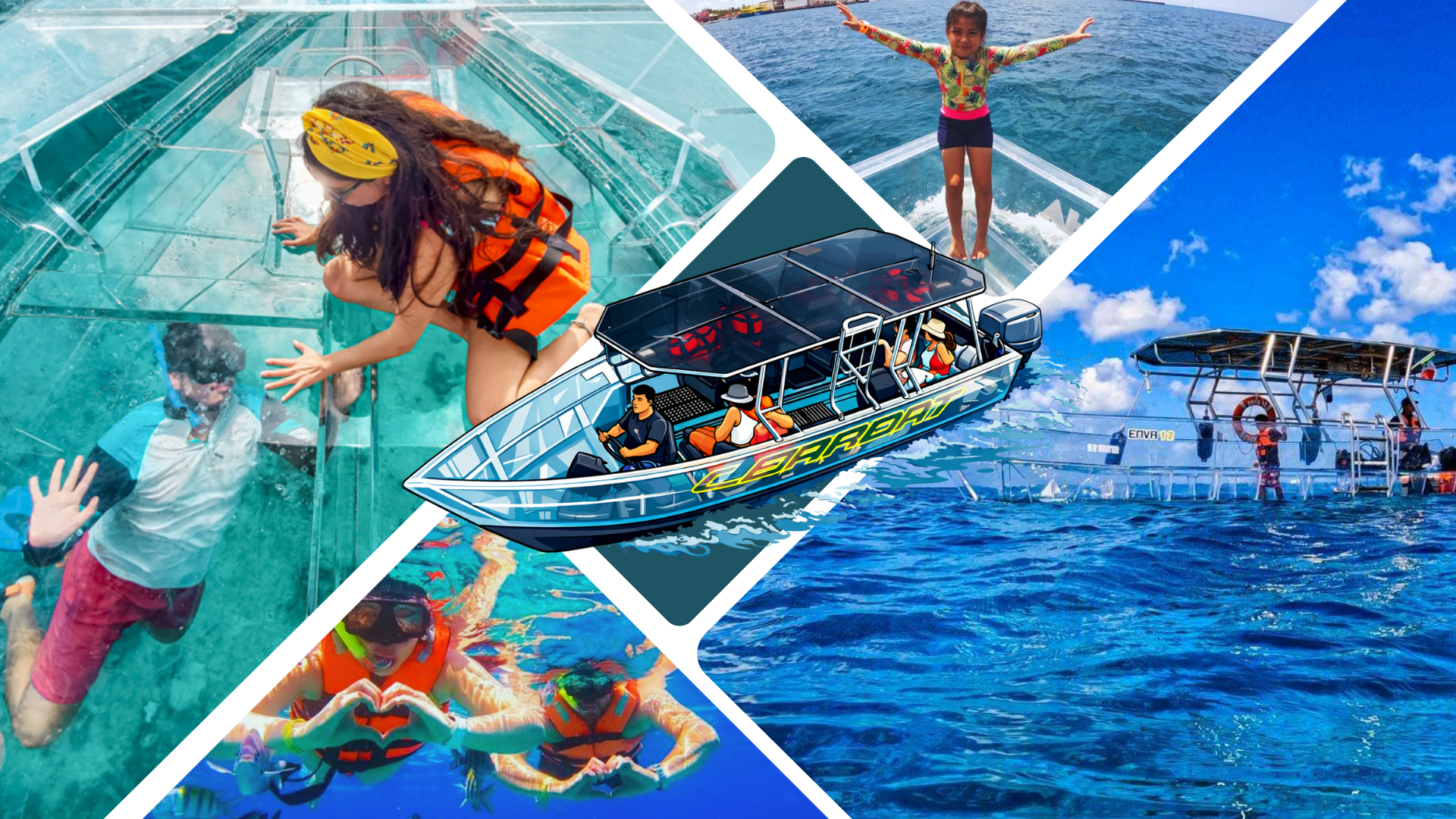 Clear Boat & Snorkel Tour in Cozumel
